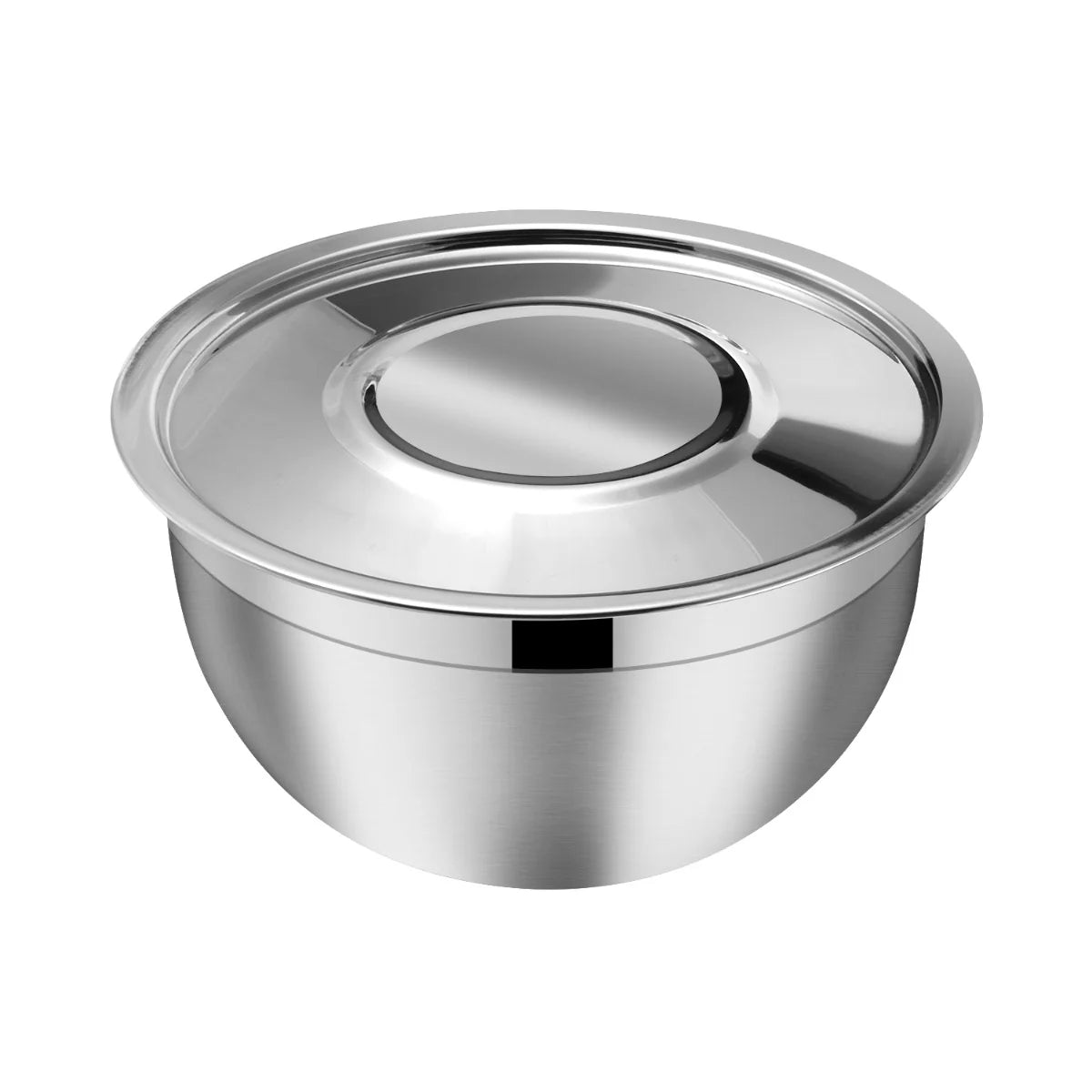 KRAFT STAINLESS STEEL SERVING BOWL WITH LID