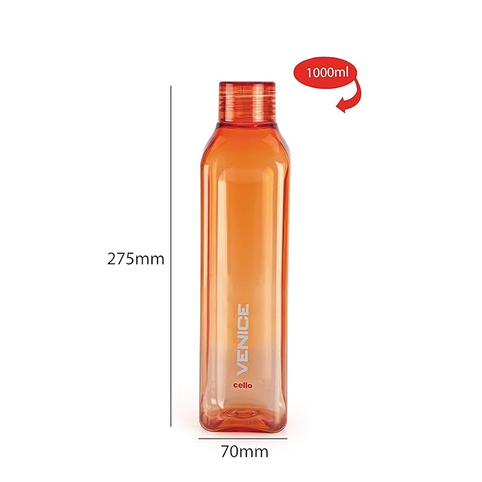 CELLO Venice Plastic Water Bottle 1 Litre Assorted