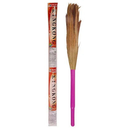 Gala King Kong Grass Floor Broom - Pack Of 1, Pink