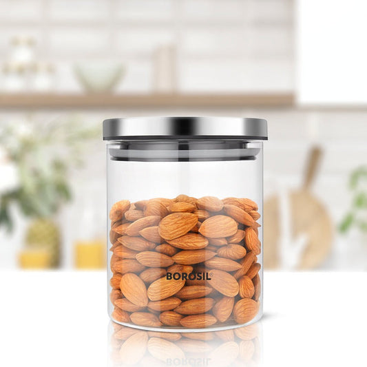 Borosil Classic Storage Jar 600ML